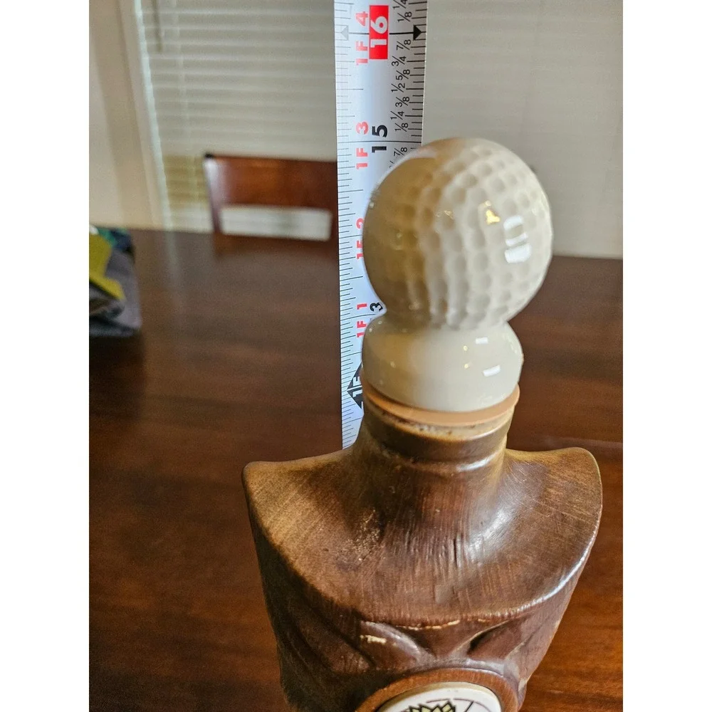Jim Beam Decanter Hawaiian Open 1974 Tiki Golf United Air Lines Regal China